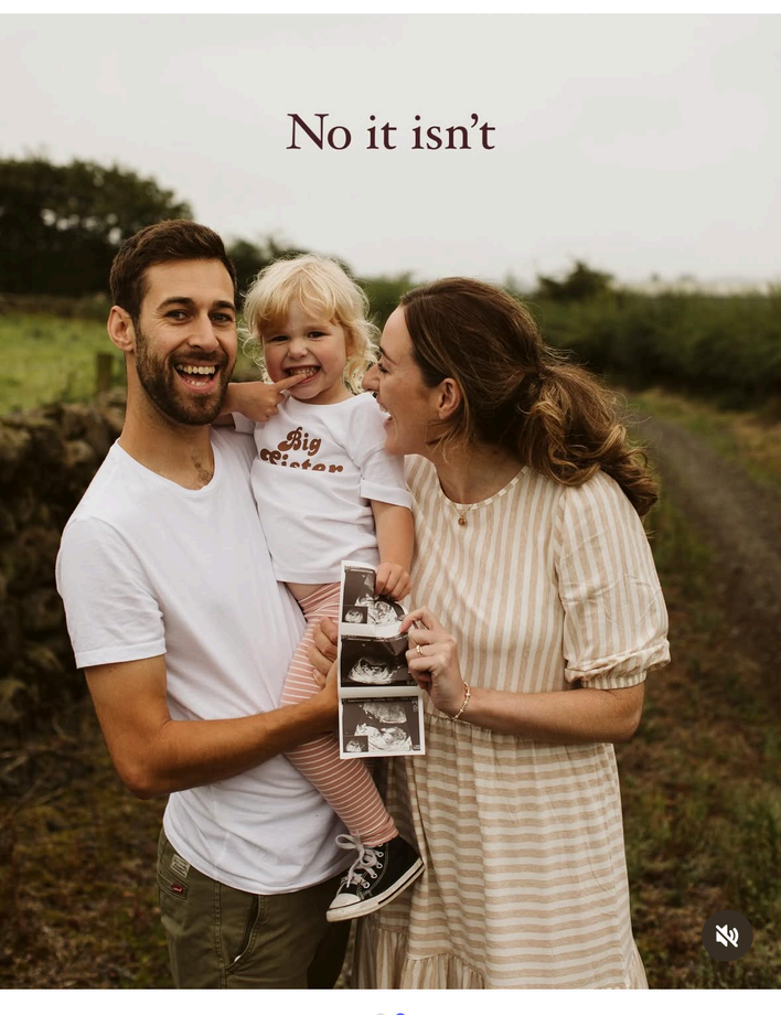 Ivy & Gold TikTok slideshow slide two: family photo with text 'No it isn't' showing the emotional meaning behind the jewellery
